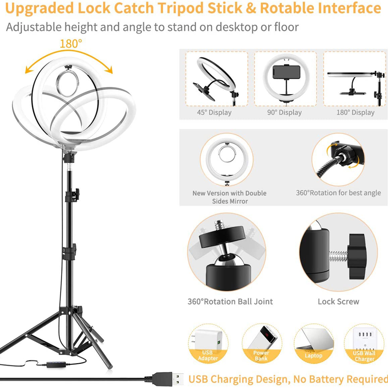 16/26/33cm Selfie Ring Light P - Photography Lighting Description 评论和价格