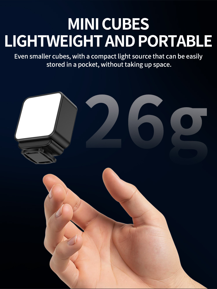Magnetic Mini LED Video Light, - Photography Lighting Description 评论和价格
