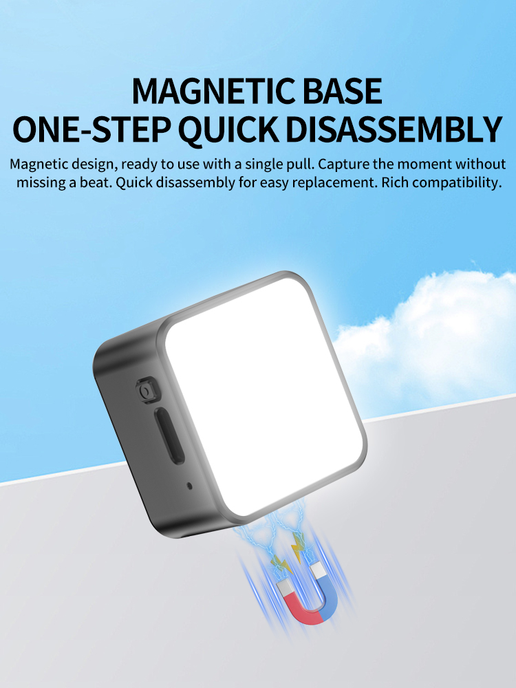 Magnetic Mini LED Video Light, - Photography Lighting Description 评论和价格