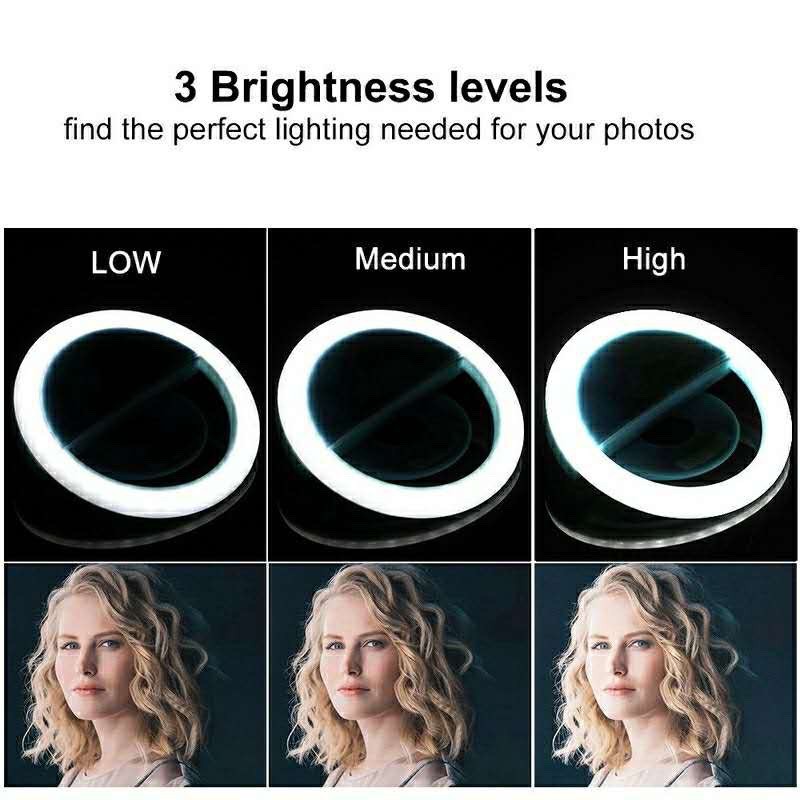 LED Selfie Ring Light 3 Level  - Photography Lighting Game 评论和价格
