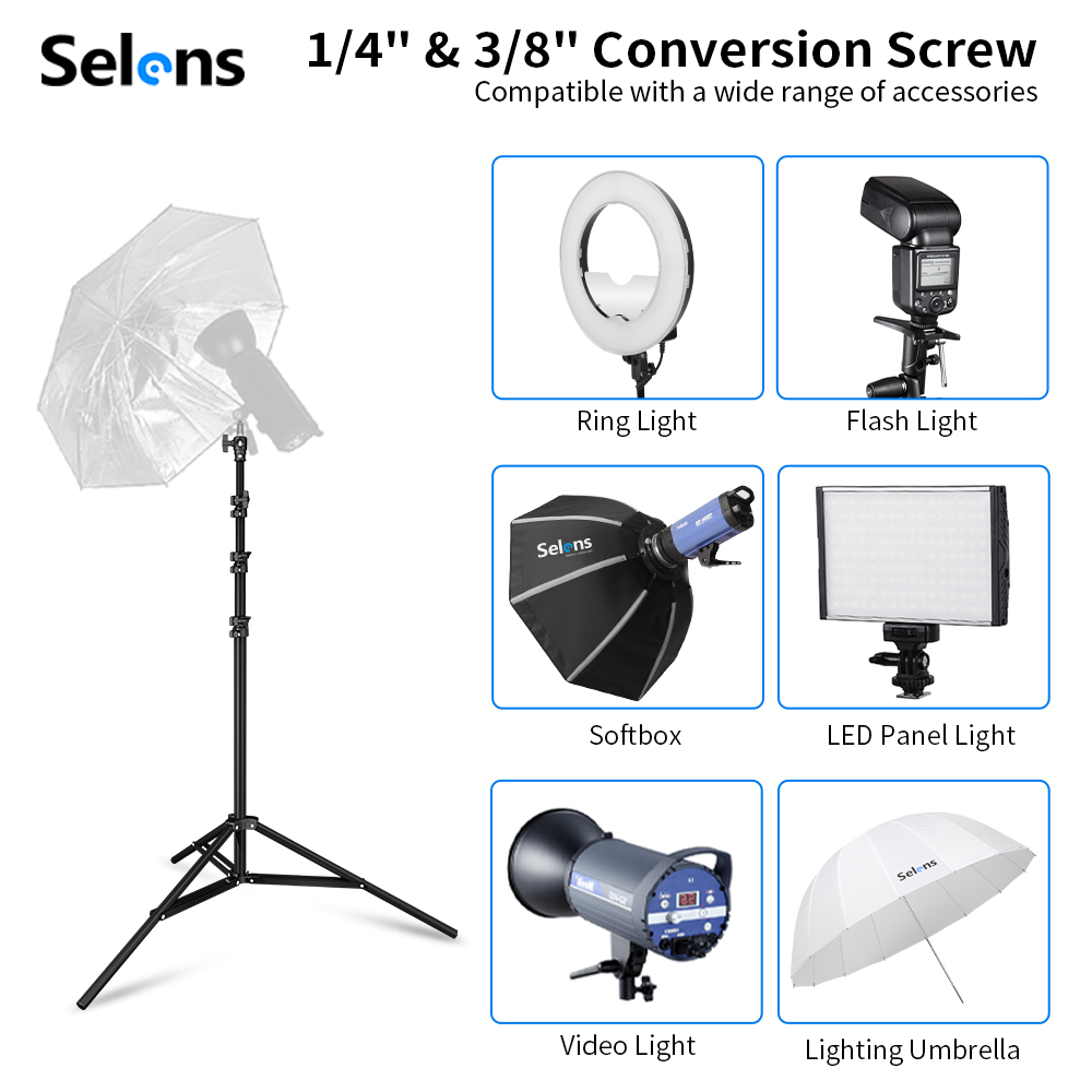 Selens 2.2~3.95m Air-Cushion L - Photography Lighting Meter 评论和价格