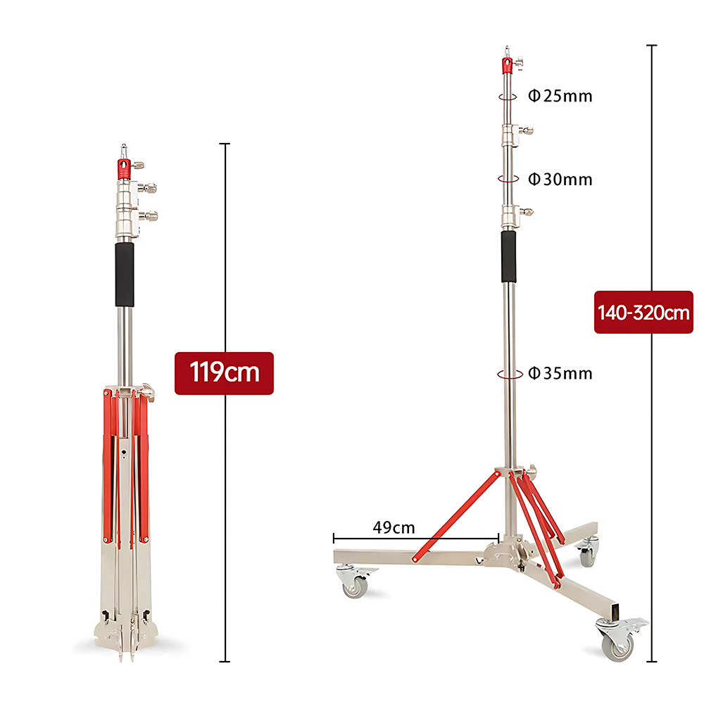 Heavy Duty Light Stand with Ca - Photography Lighting Meter 评论和价格