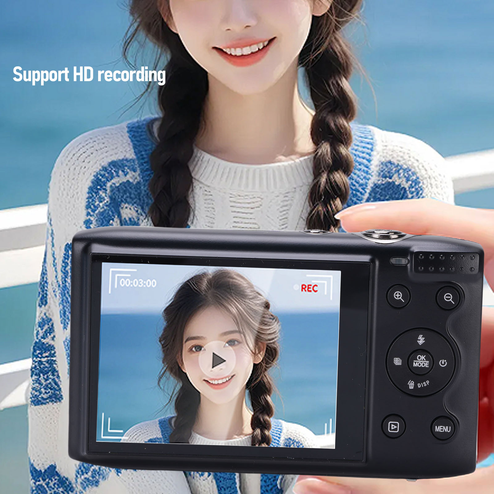 5K Digital Camera 72MP 16X Zoo - Photography Lighting For Beginners 评论和价格