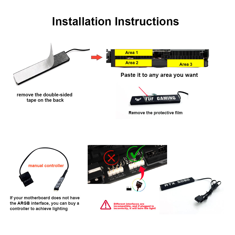 PC GPU ARGB Lighting Panel Whi - Photography Lighting Game 评论和价格